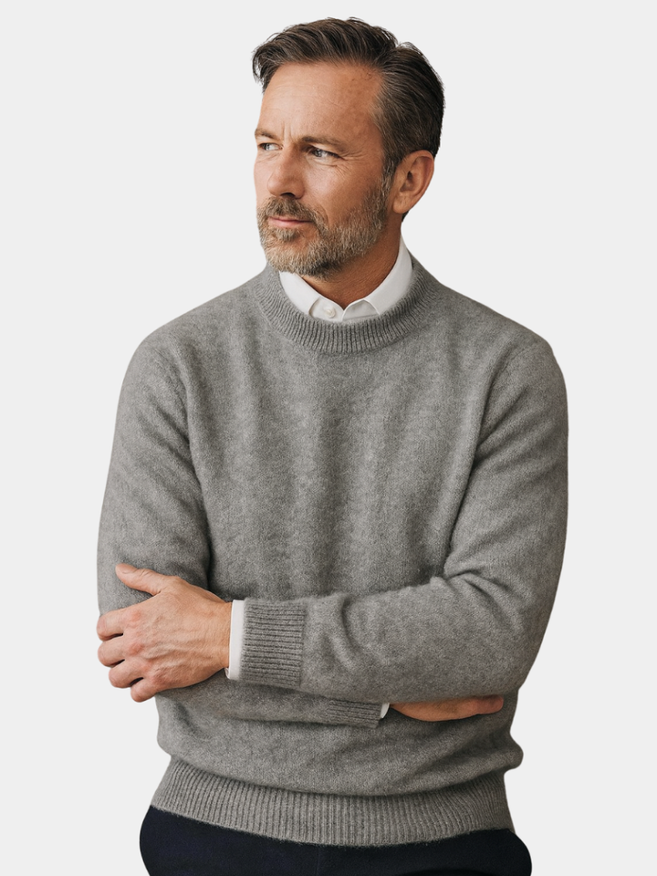 Pull Cachemire Léo | Élégance Intemporelle & Confort Luxe 1