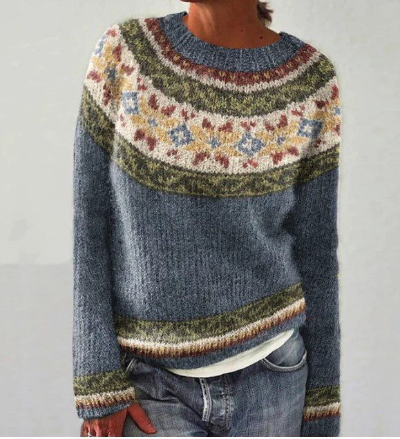 Pull Livia | Tricot Vintage Léger Printemps, Coupe Ample pour Femme 5