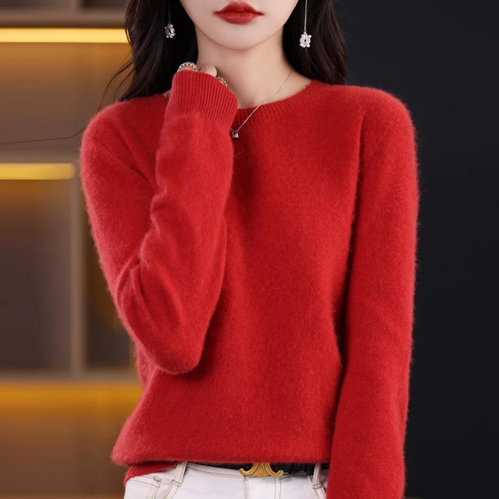 Pull en cachemire Liora | Col rond, élégant et doux pour femme 10