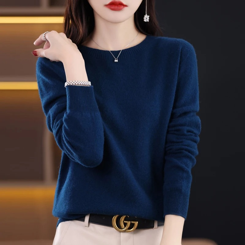 Pull en cachemire Liora | Col rond, élégant et doux pour femme 7