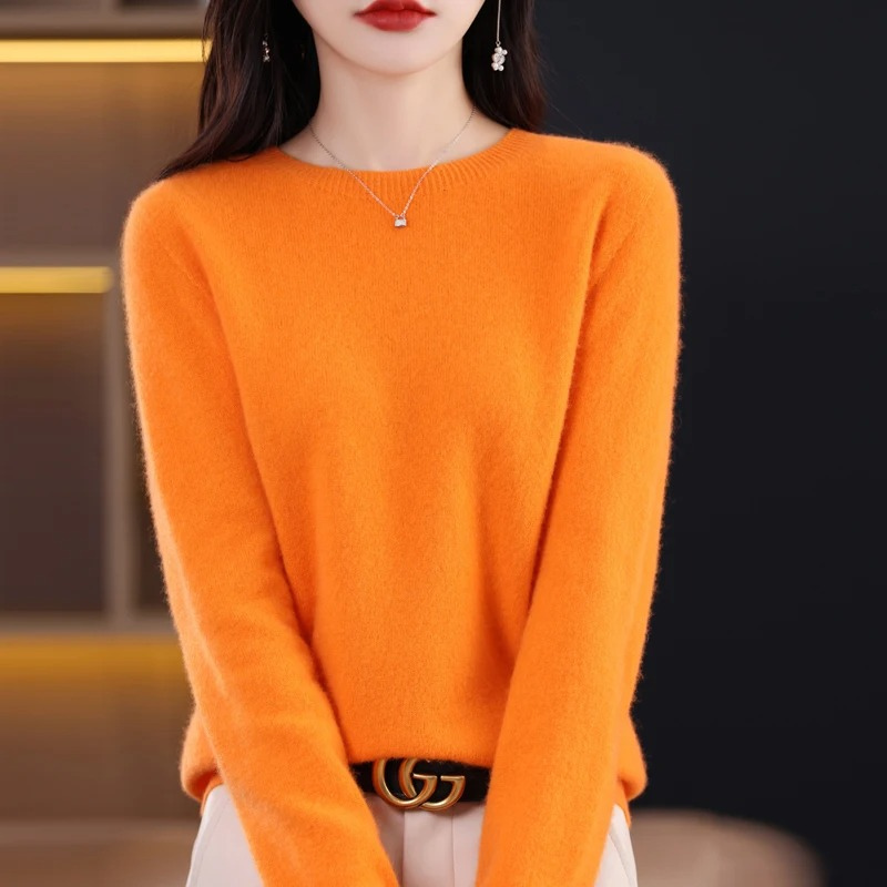 Pull en cachemire Liora | Col rond, élégant et doux pour femme 8