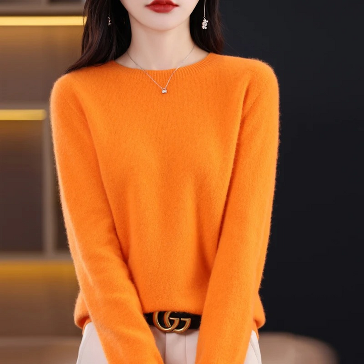 Pull en cachemire Liora | Col rond, élégant et doux pour femme 8