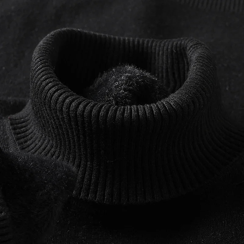 Pull Col Roulé Dolcevita Nicolas Homme | Chaud et Élégant 13