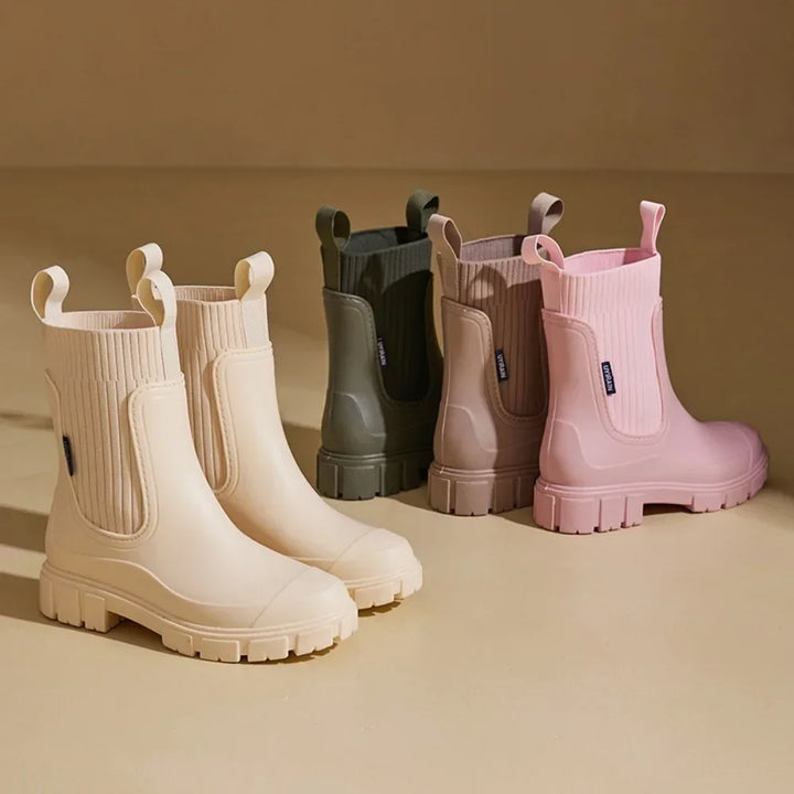 Bottes de Pluie Louise Femme | Imperméables, Tige Élastique 4