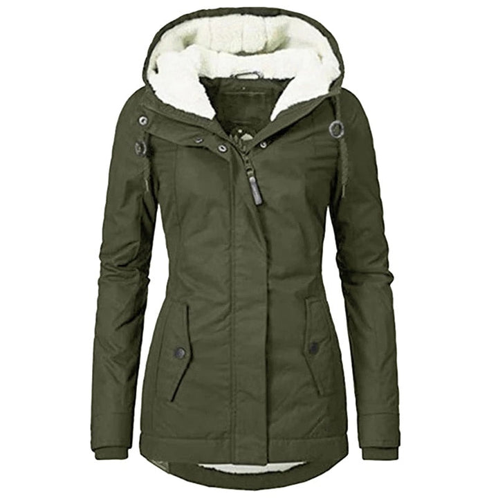Manteau Eva Femme à Capuche | Doublure Chaude, Coupe Cintrée 5