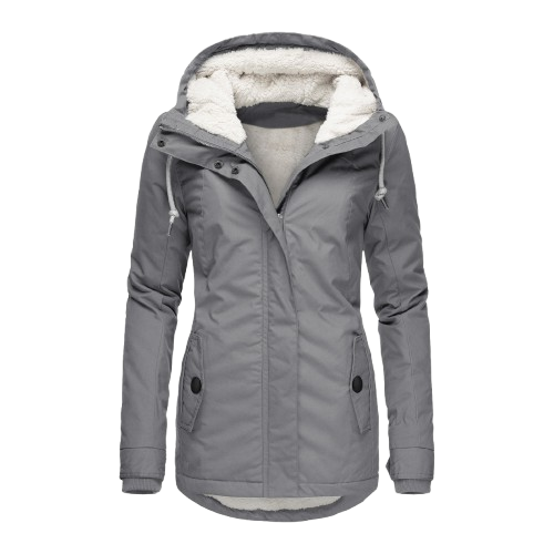 Manteau Eva Femme à Capuche | Doublure Chaude, Coupe Cintrée 6
