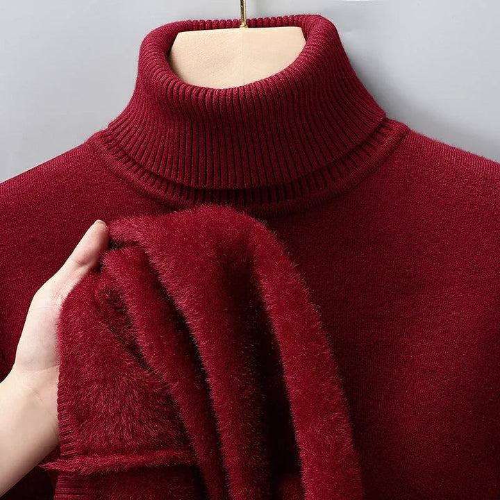 Pull Col Roulé Dolcevita Nicolas Homme | Chaud et Élégant 16