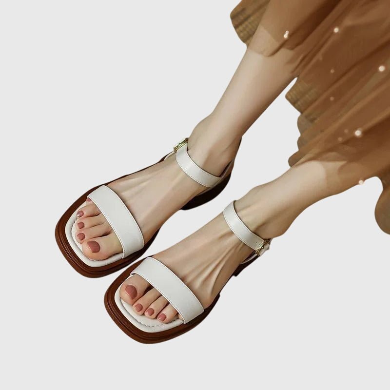 Sandales Celestia Femme | Cuir Orthopédique, Talon Colonne Confortable 2