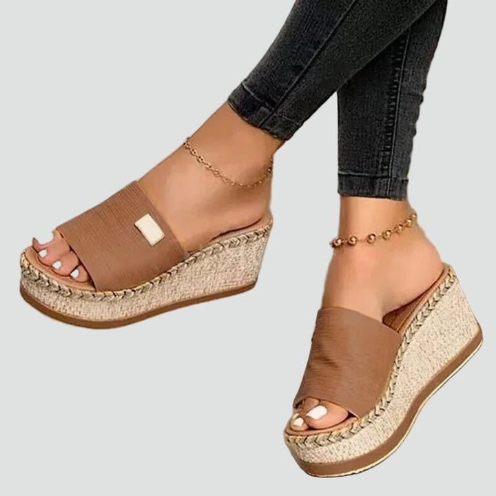 Sandales Compensées Solène | Bride Large & Confort Orthopédique Femme 2