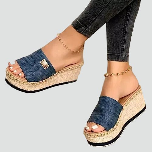 Sandales Compensées Solène | Bride Large & Confort Orthopédique Femme 3