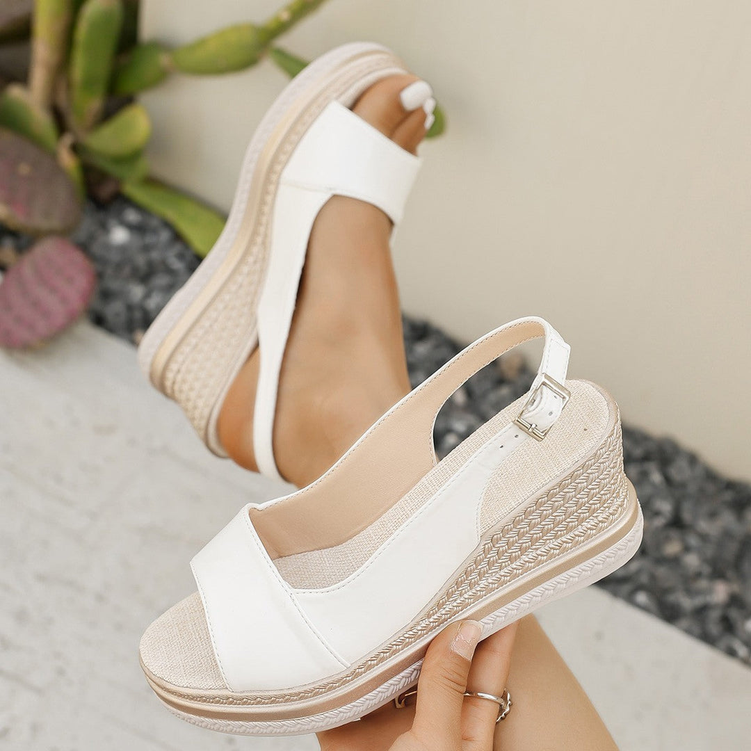 Sandales Wedge Lila | Confort Estival & Bride Arrière Souple 3
