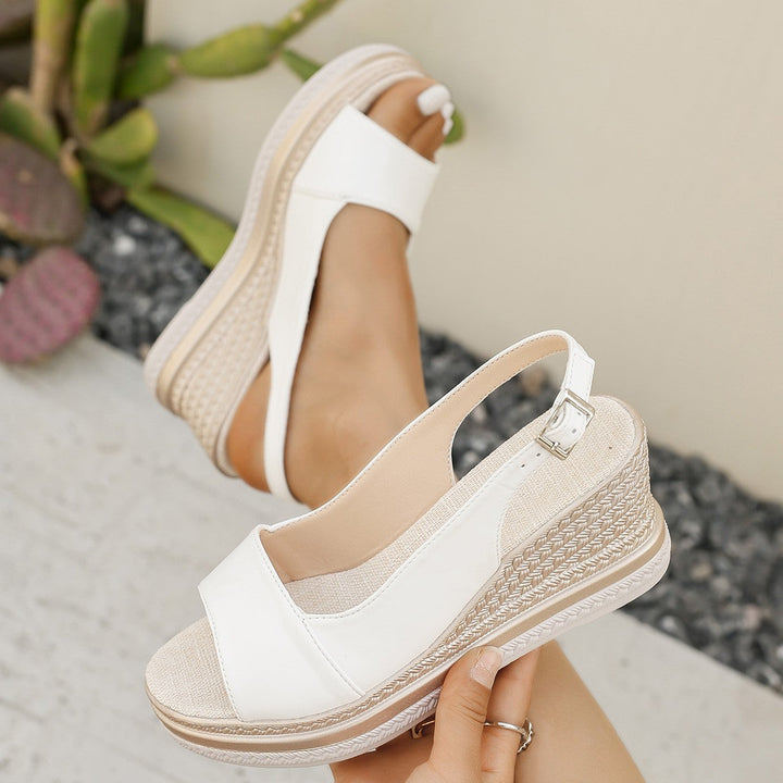 Sandales Wedge Lila | Confort Estival & Bride Arrière Souple 3