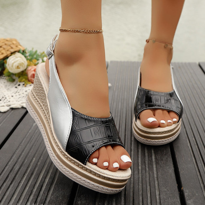 Sandales Wedge Lila | Confort Estival & Bride Arrière Souple 5