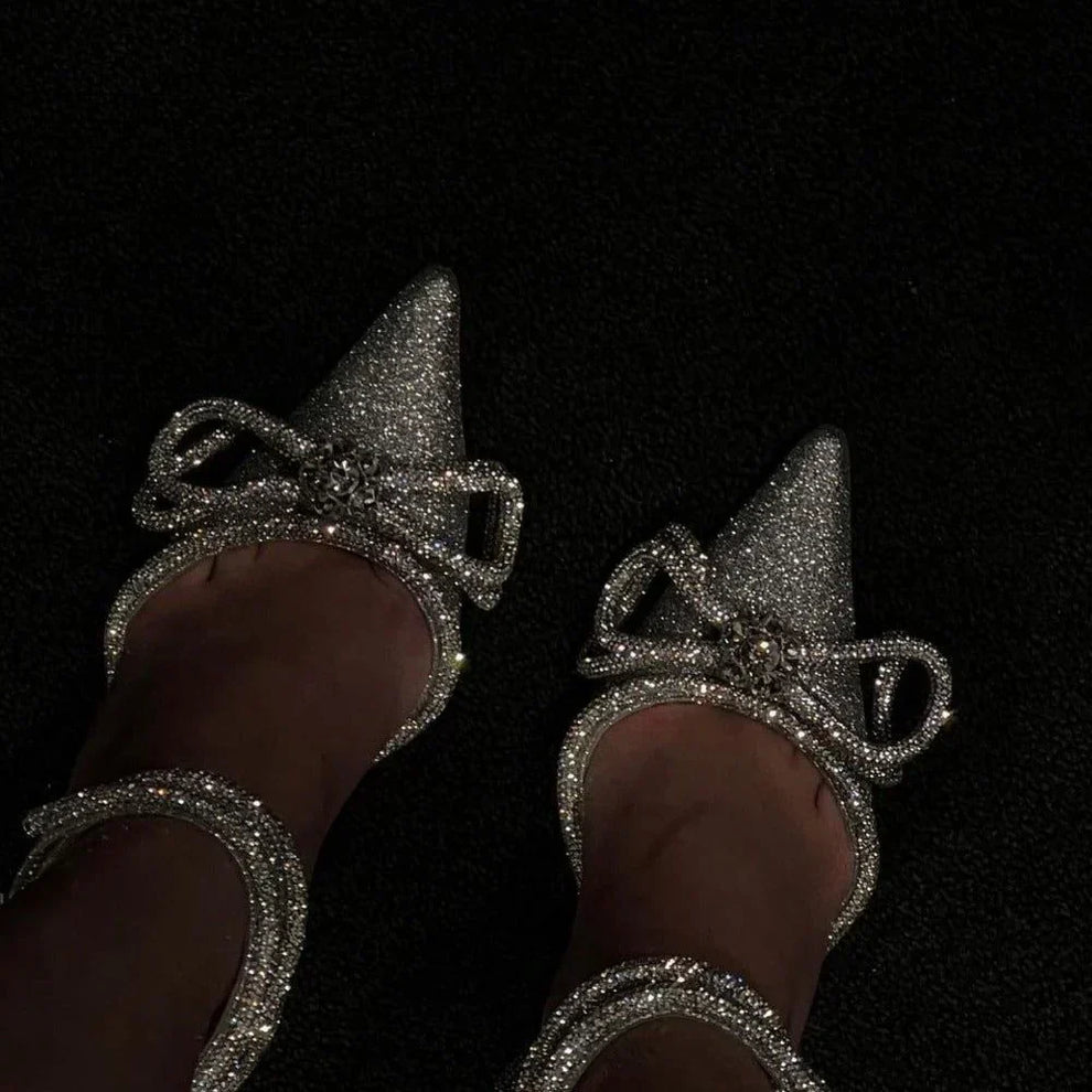 Sandales à Talons Paulien | Glitter Élégant & Bride Basse Ajustable 5