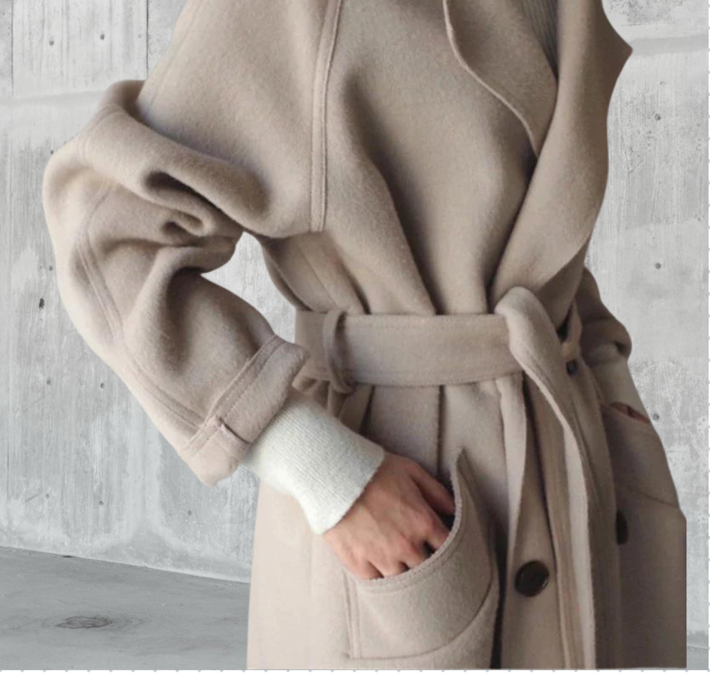 Manteau en Laine Long Isabelle, vue produit