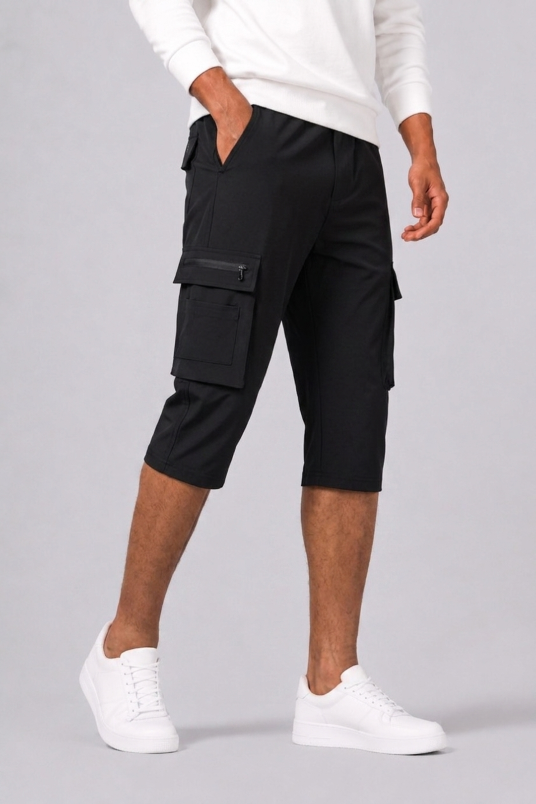 Short Cargo Celvoir Homme | Coupe Regular Fit, Grandes Poches, Longueur Courte 3