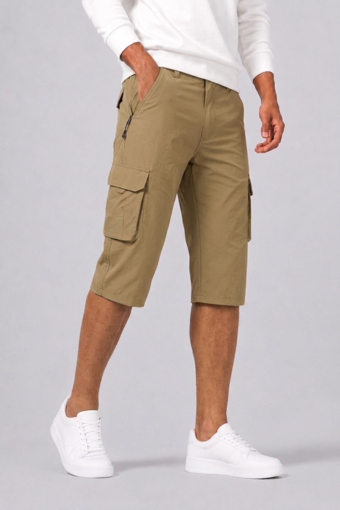Short Cargo Celvoir Homme | Coupe Regular Fit, Grandes Poches, Longueur Courte 4