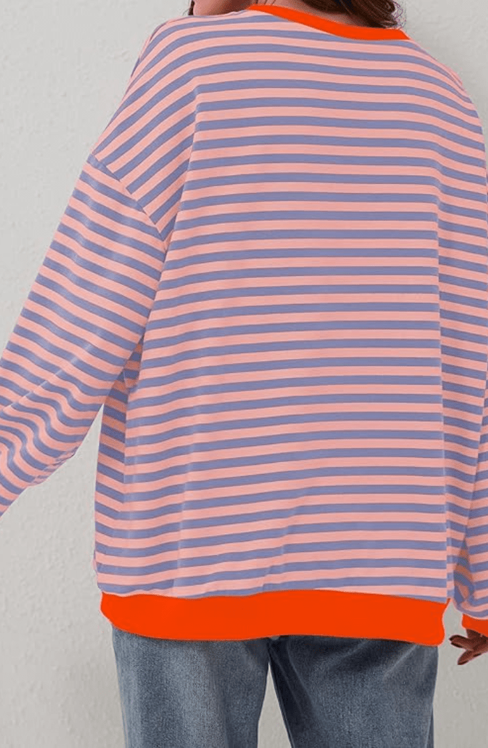 Sweat Serena | Rayé, Coupe Ample & Col Rond 8