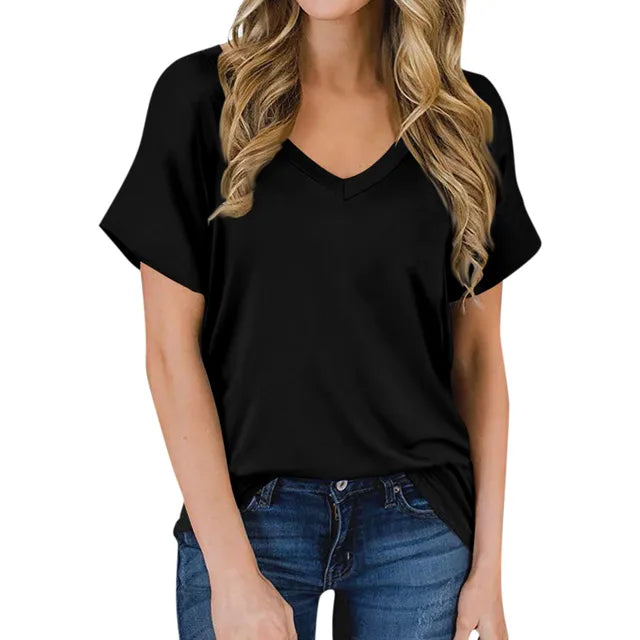 T-shirt Skylar | Col V Confortable & Design Minimaliste 0