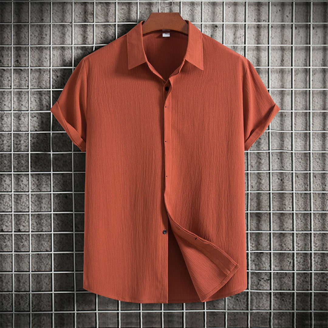 T-shirt Stijn | Tissu Léger Kaki, Manches Courtes pour Homme 3