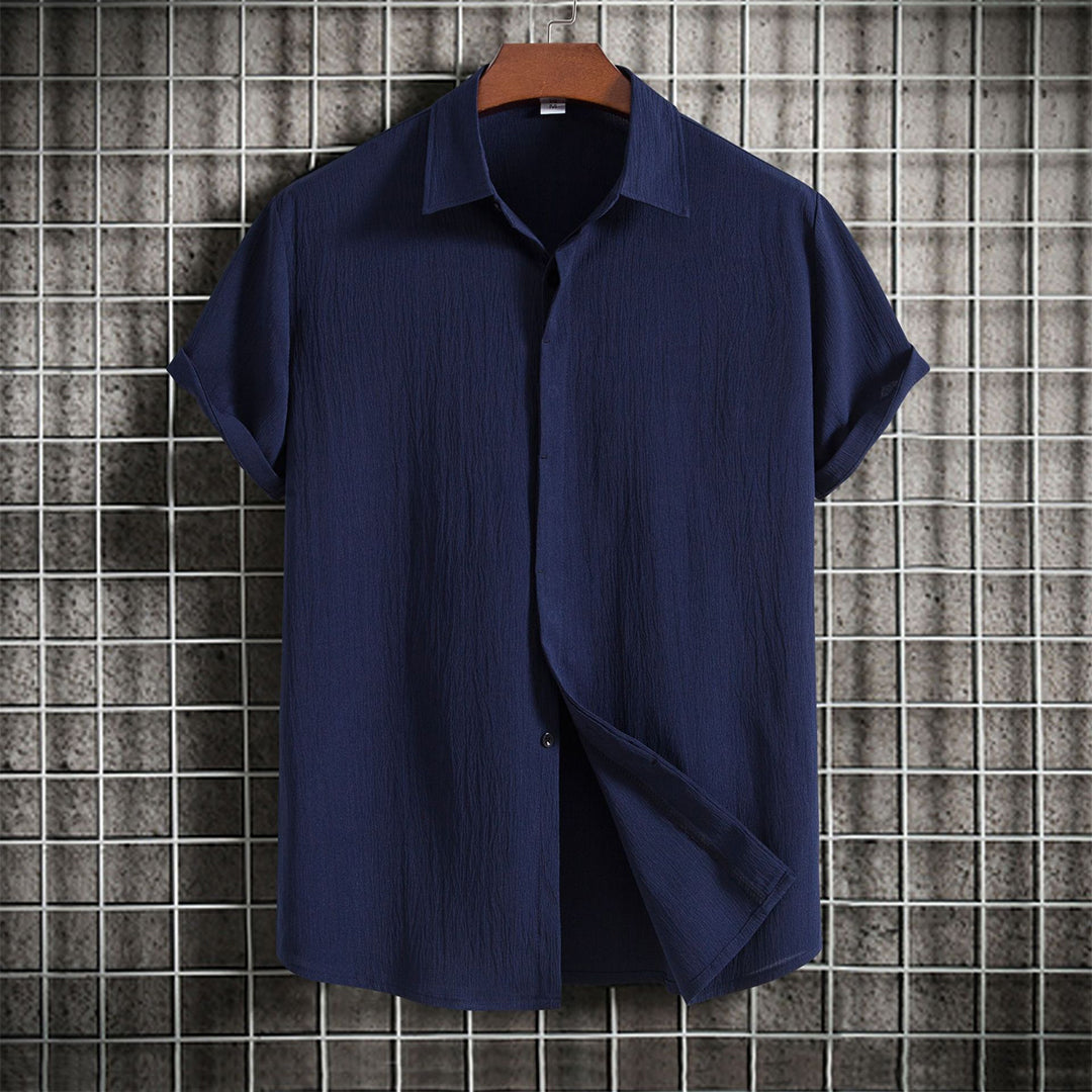 T-shirt Stijn | Tissu Léger Kaki, Manches Courtes pour Homme 4