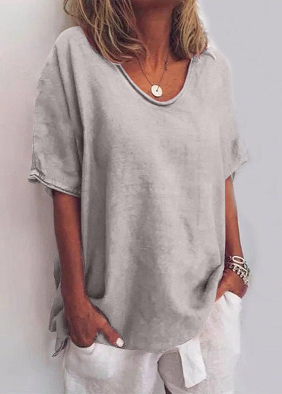T-shirt Talia | Manches Courtes, Col V & Imprimé Numérique Femme 0