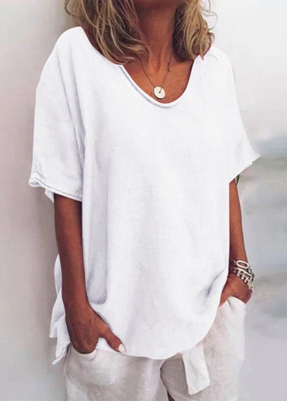 T-shirt Talia | Manches Courtes, Col V & Imprimé Numérique Femme 3