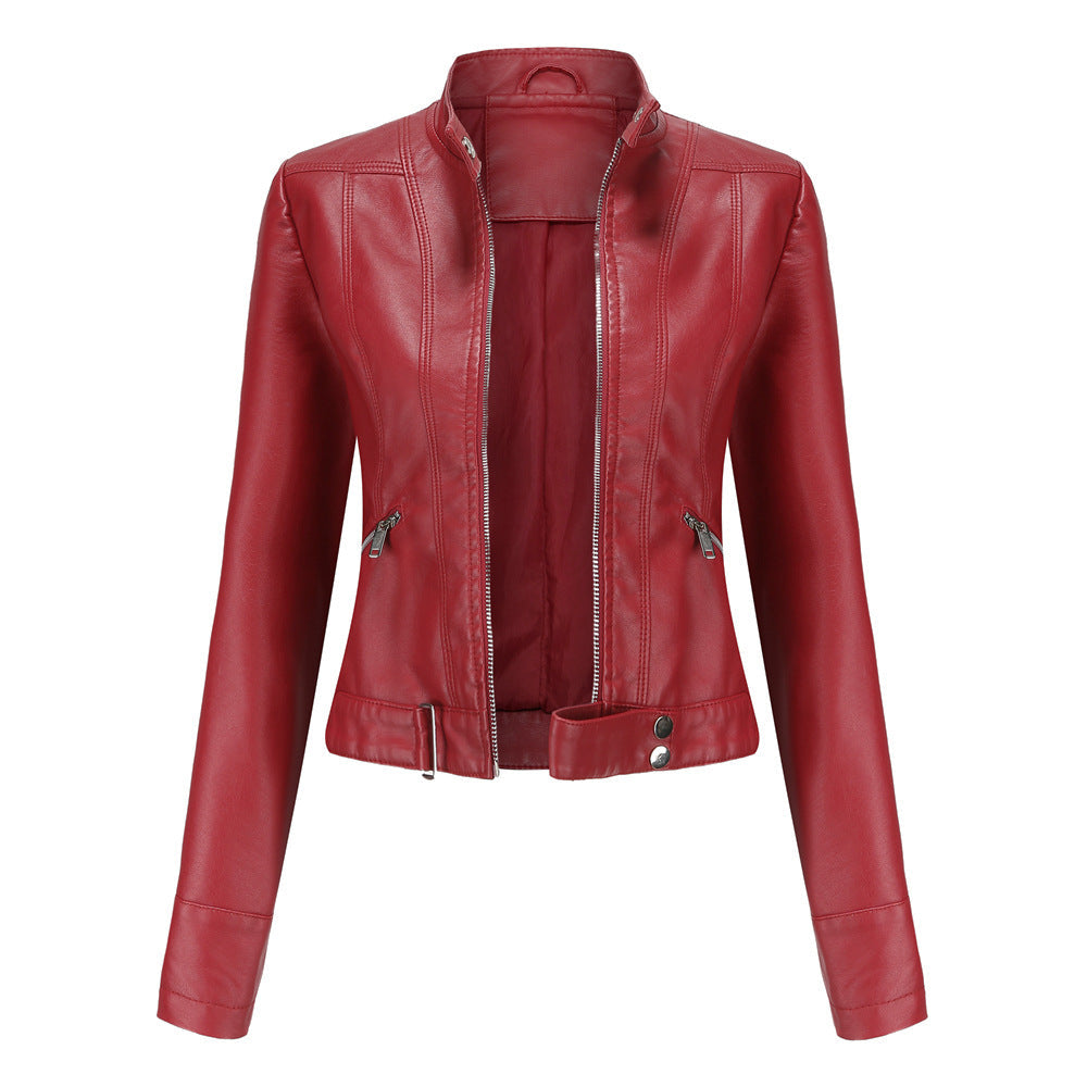 Veste Cuir Camille | Coupe Cintrée, Esprit Motard Femme 4