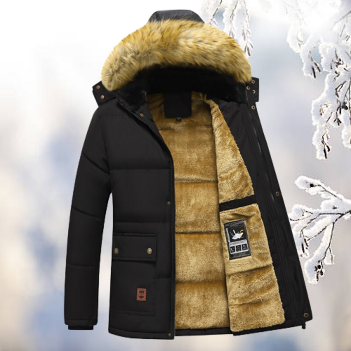 Parka Hiver Romain | Homme, Capuche Fourrée et Isolation Chaude 0