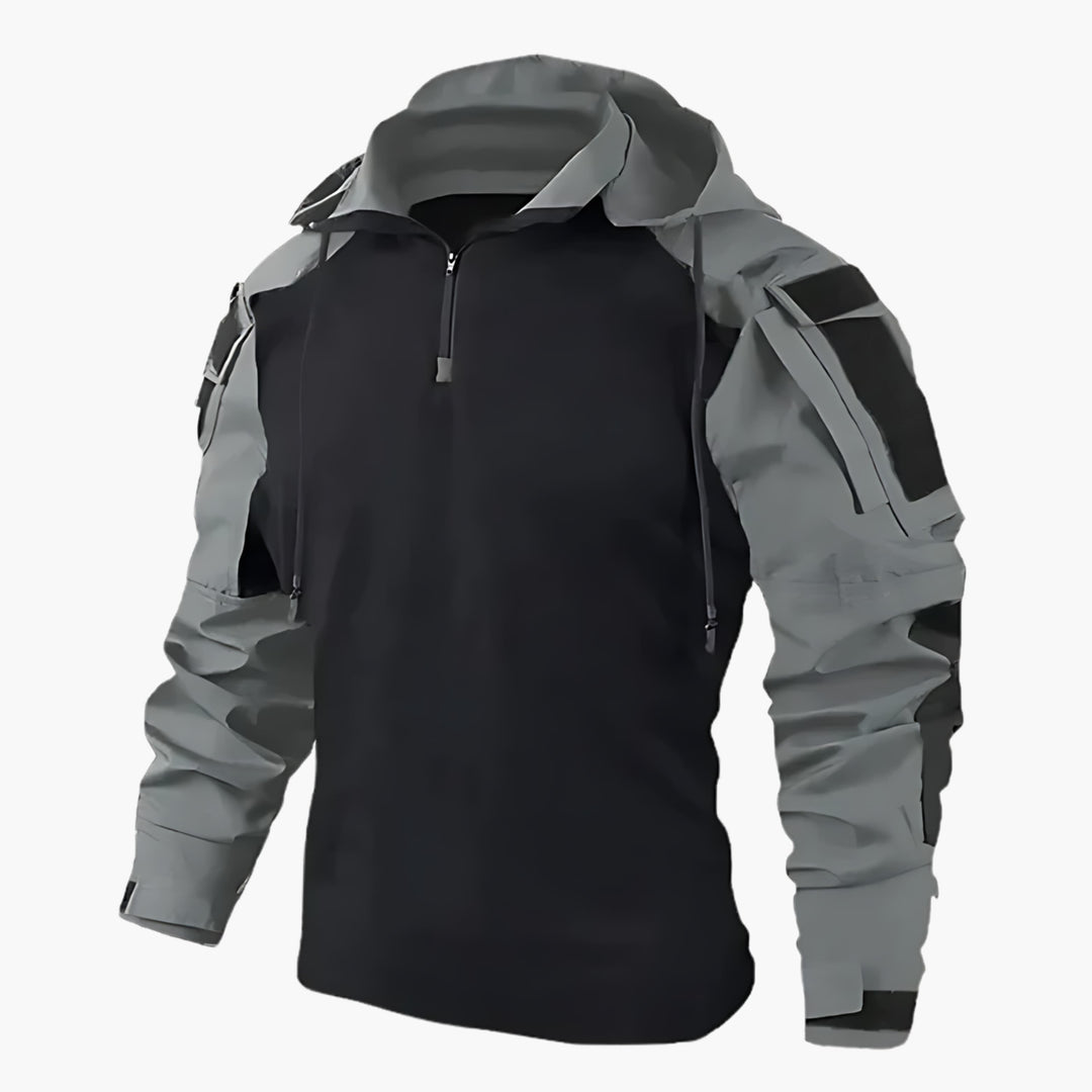Veste Polaire Tactique Impermeable pour Homme avec Capuche Réglable et Poches Sécurisées – Confort et Style Moderne 3