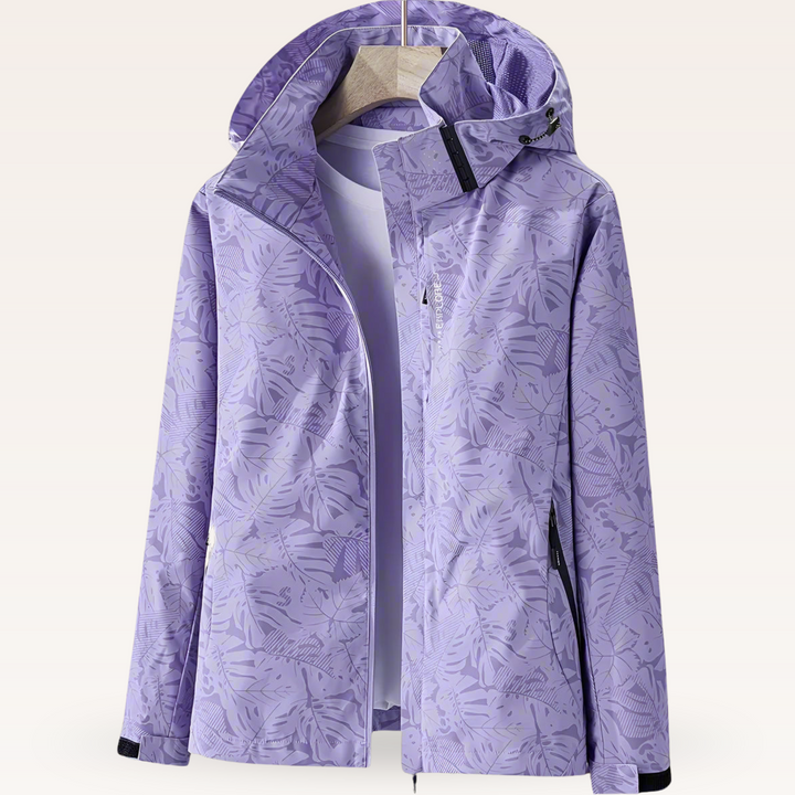 Veste d'été Moreau Lyon | Tissu léger & motif feuillage féminin 3