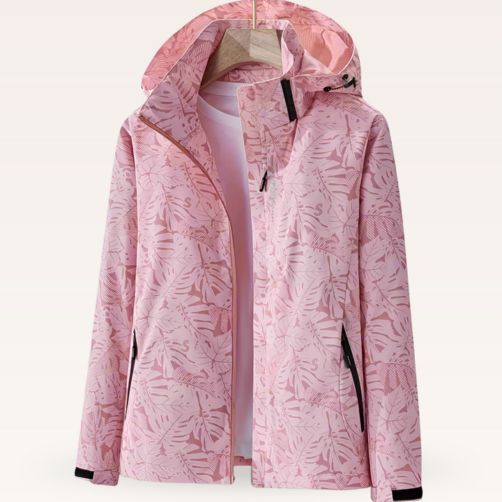Veste d'été Moreau Lyon | Tissu léger & motif feuillage féminin 4
