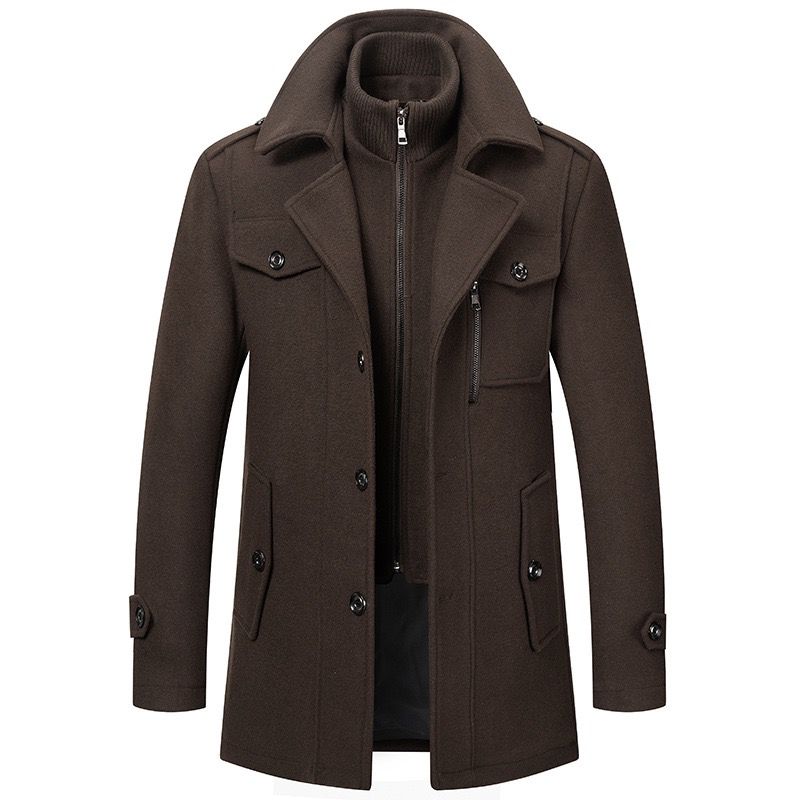 Manteau Enzo | Homme, Doublure Isolante, Épaules Structurées 3