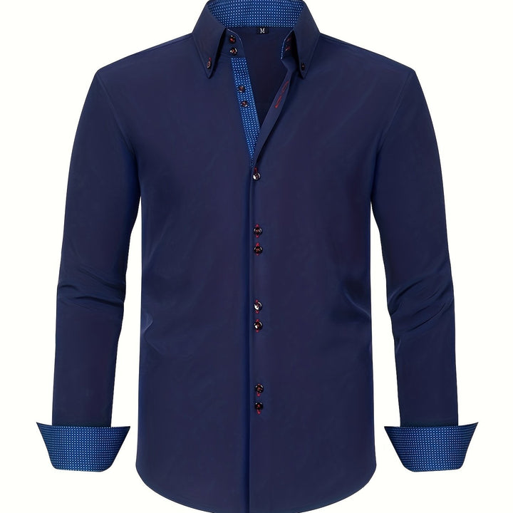 Chemise élégante Arthur Homme | Détails contrastés, coupe légère 2