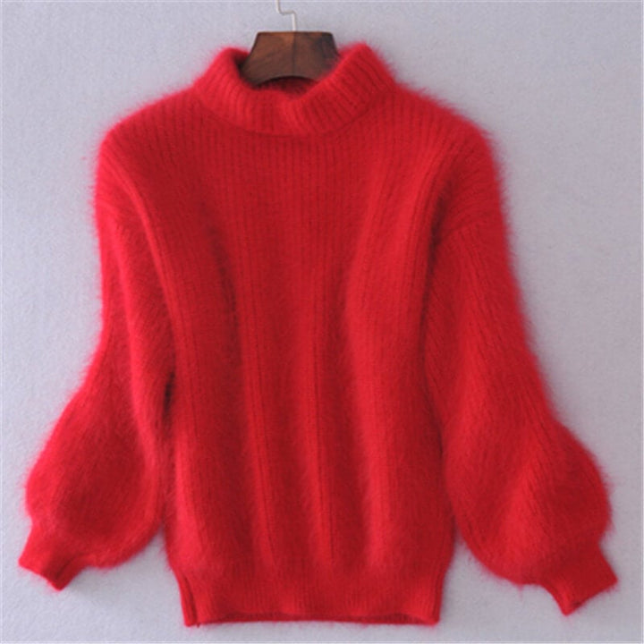 Pull Tricoté Lâche Emilie - Rouge
