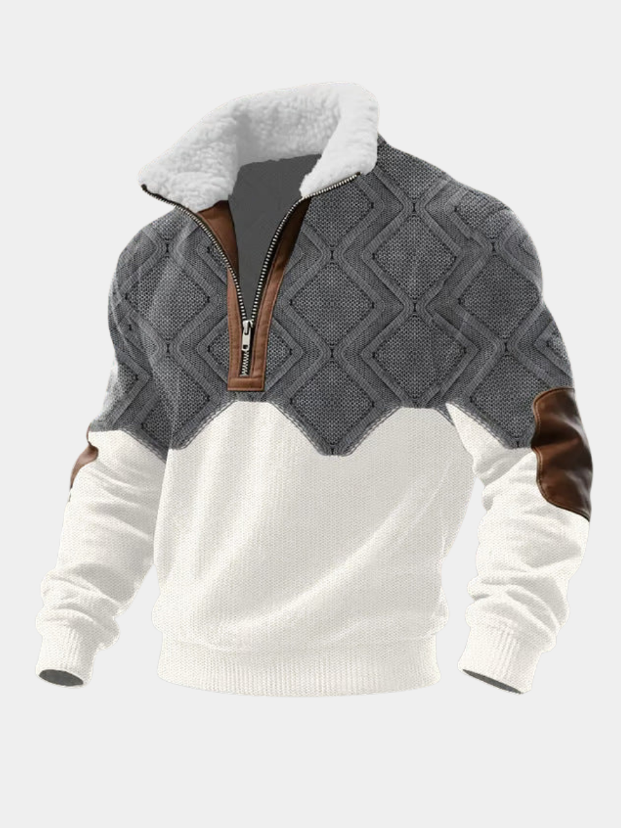 Pull col haut en polaire Mathis pour Homme | Doux, chaud et confortable 0
