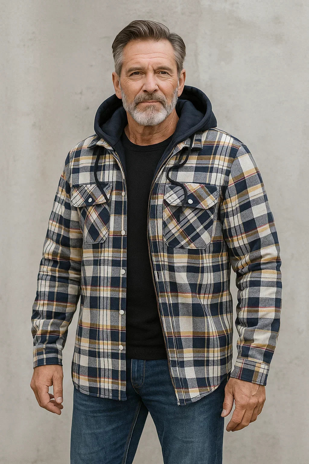 Veste en Mélange de Laine Tom | Motif à Carreaux, Coupe Moderne, Homme 0