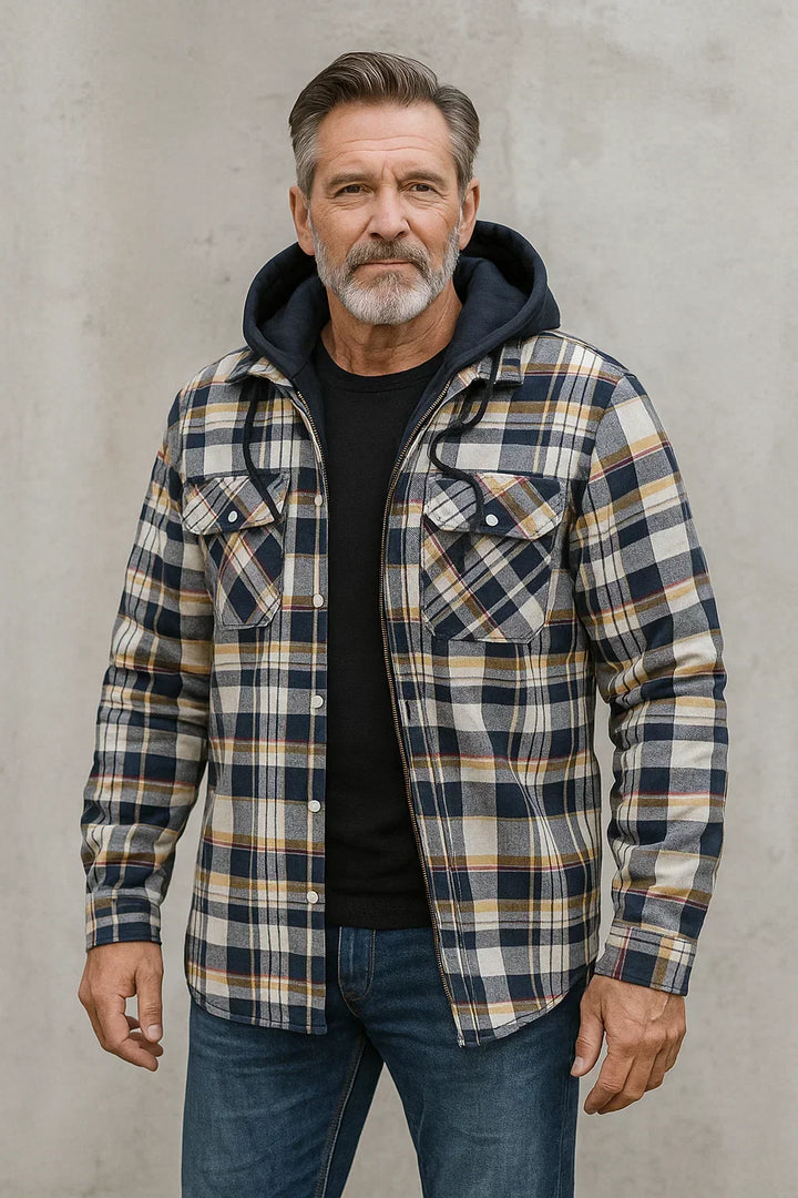 Veste en Mélange de Laine Tom | Motif à Carreaux, Coupe Moderne, Homme 0