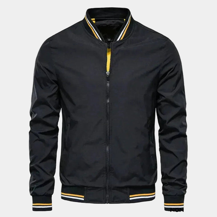 Blouson Bomber Gabriel | Homme, Col Montant Zippé 2