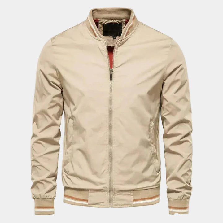 Blouson Bomber Gabriel | Homme, Col Montant Zippé 3