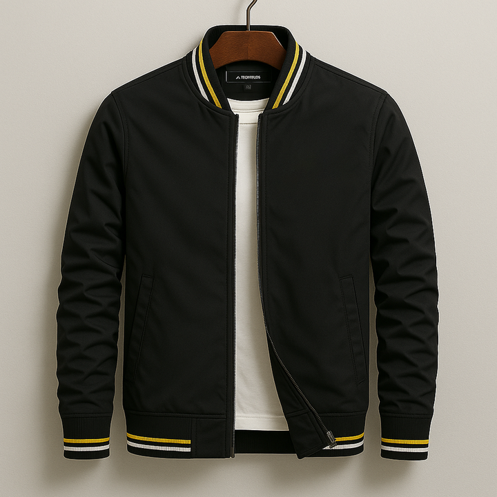 Bomber en Coton Alexandre | Bandes Contrastées, Léger pour Homme 5