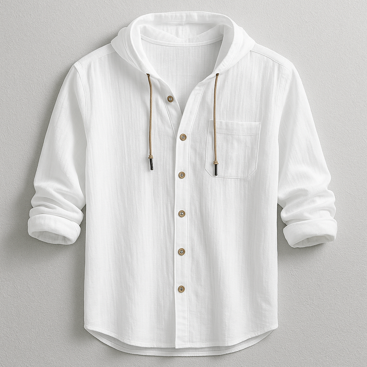 Chemise de Luxe à Capuche Adrien | Style Sophistiqué pour Homme 4