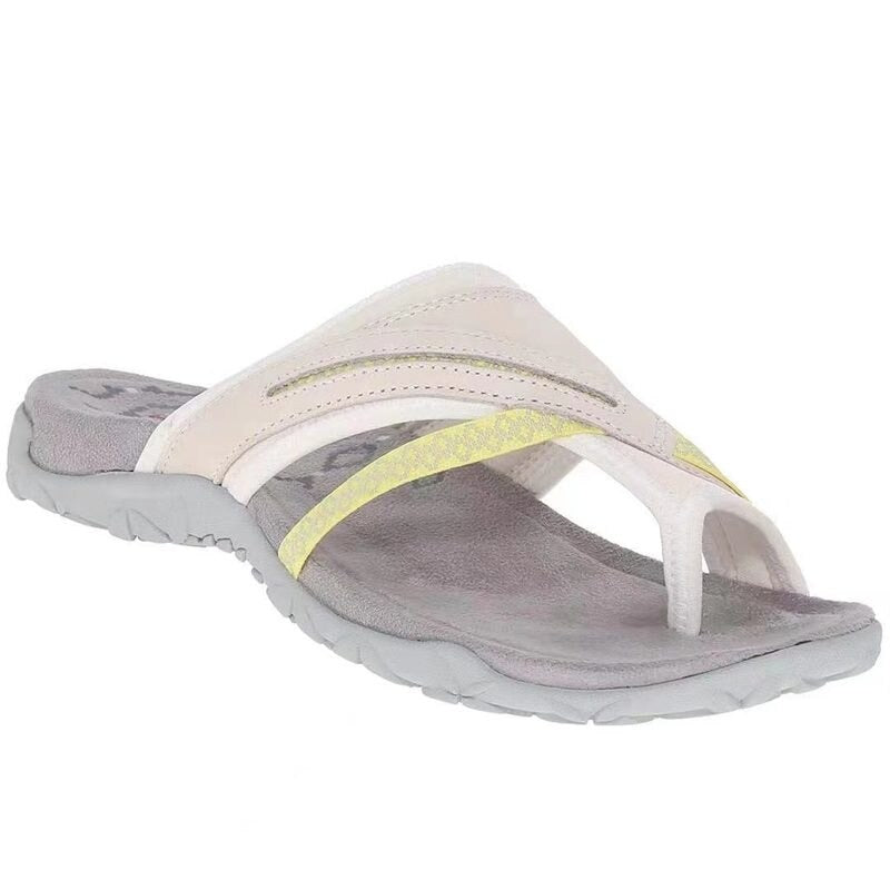 Pantoufles Orthopédiques Nora Femme - Blanc crème