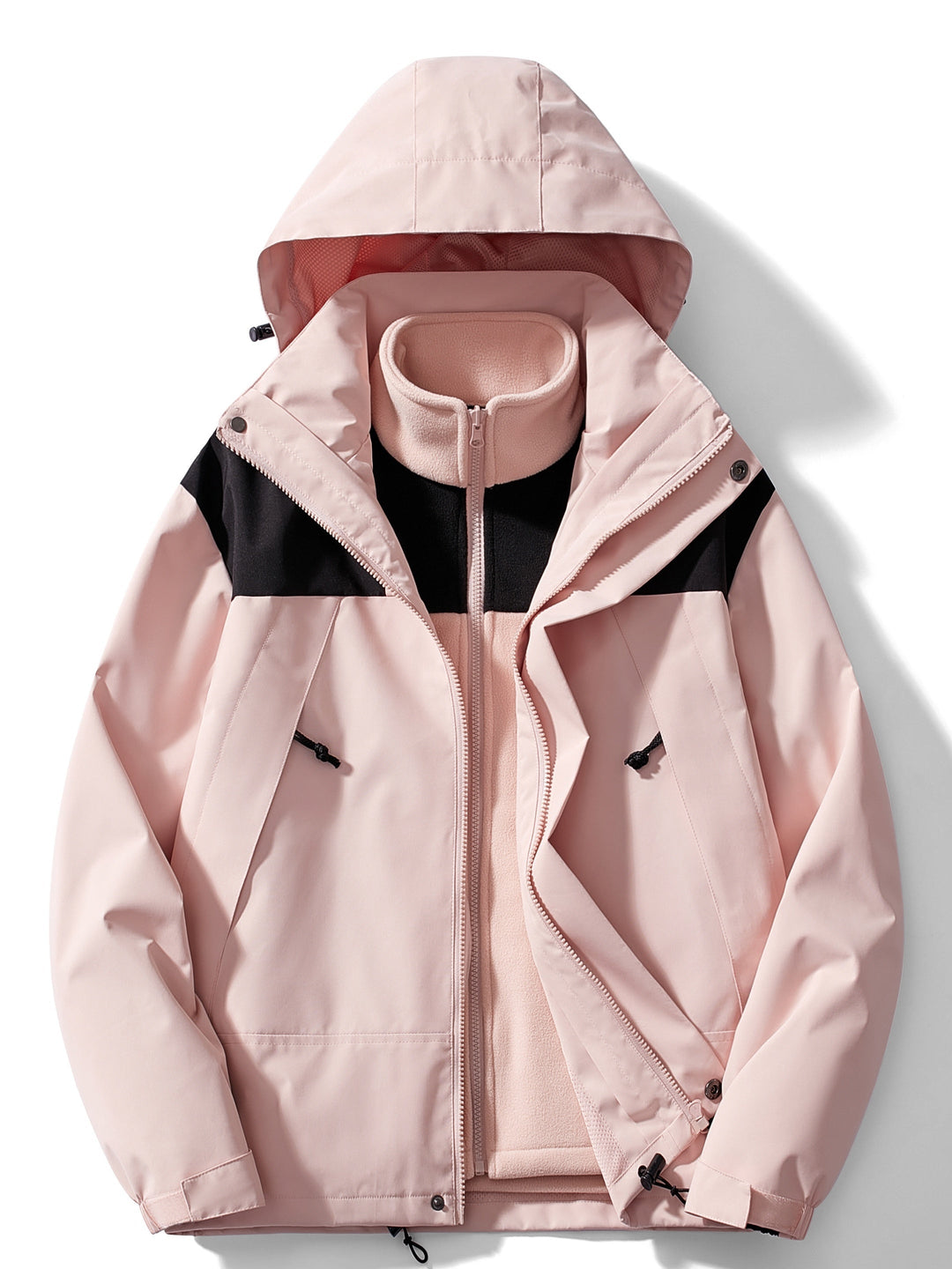 Manteau Polaire 3-en-1 Victoire | Capuche, Chaud Femme 5