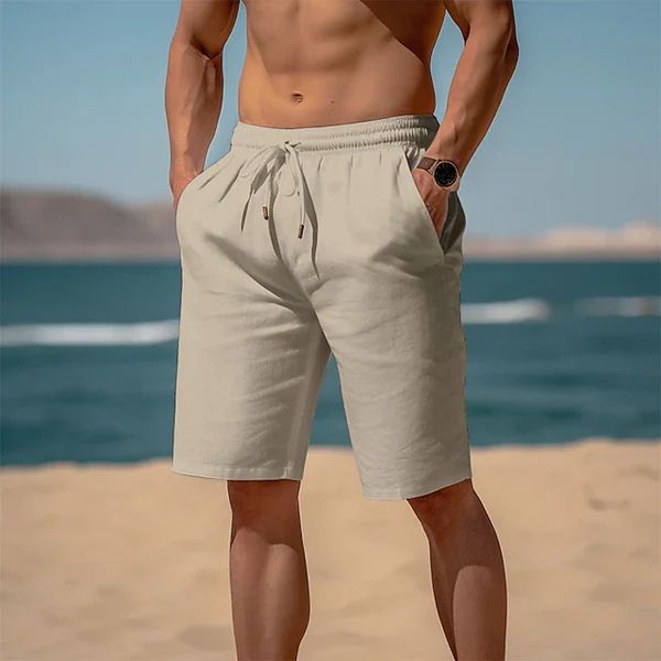 Short en Lin Paul - Beige