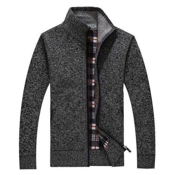 Gilet Grosse Maille Axel | Col Montant, Coupe Ample Homme 4