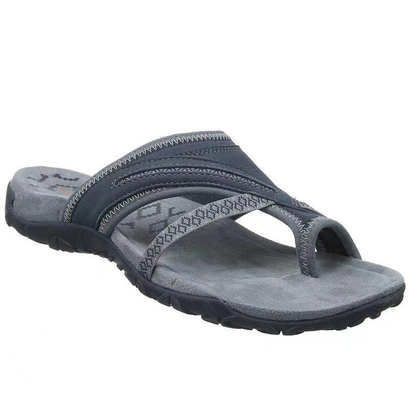 Pantoufles Orthopédiques Nora Femme - Gris