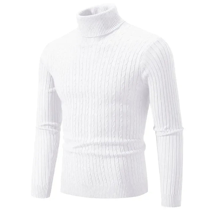 Pull col roulé en laine légère Alexandre Homme | Coupe classique ajustée 5