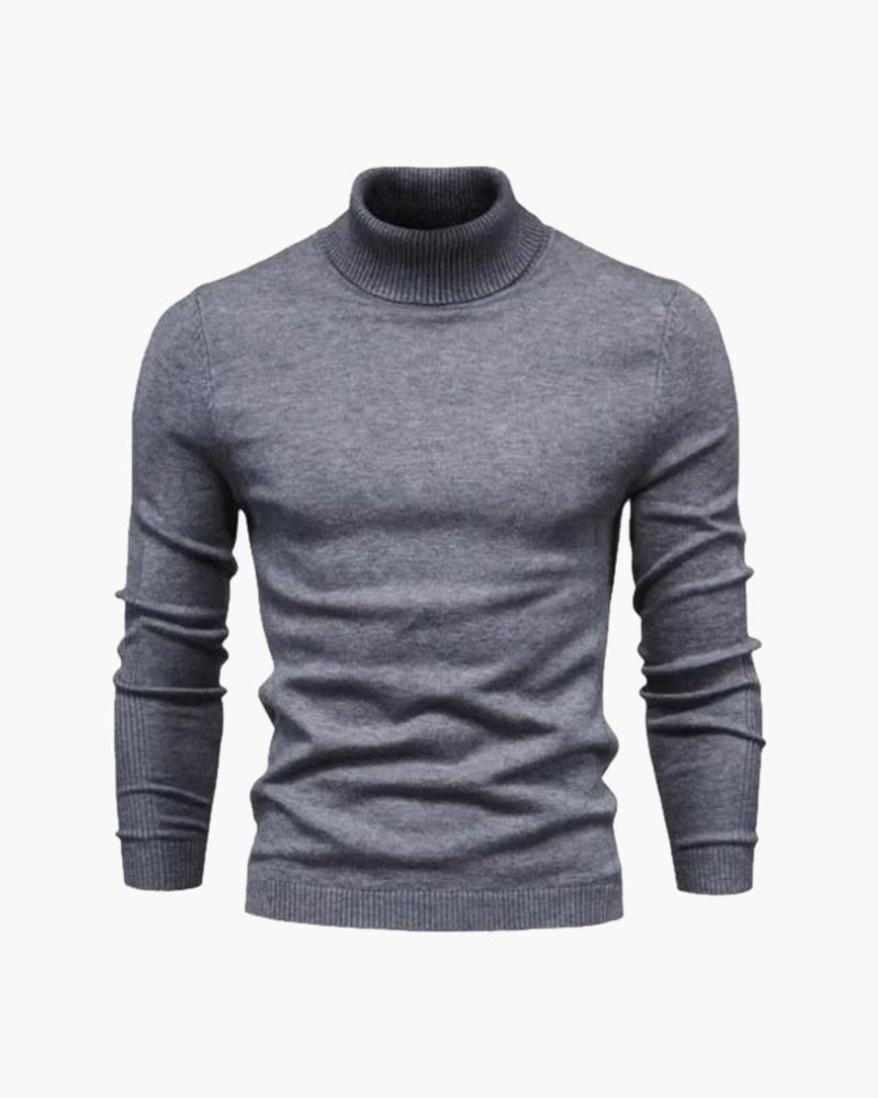 Pull col roulé en laine mérinos Victor Homme | Ajusté, doux et léger 6