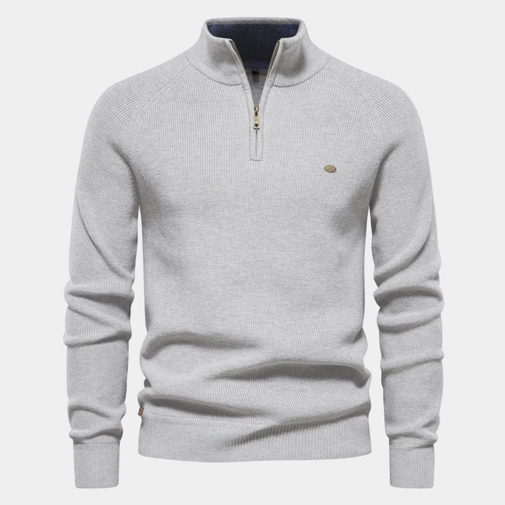 Pull Col Montant Zippé Jules Homme | Chaud et Ajusté 2